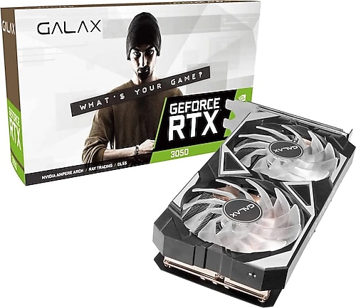 Galax RTX 3050 EX RGB 1-Click OC 35NSL8MD6YEX 128 Bit GDDR6 8 GB Ekran Kartı