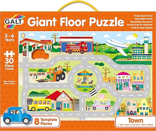 Galt Giant Floor Puzzle Town 30 Parça