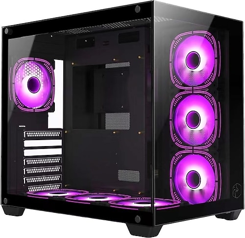 Gametech Prime V2 RGB Fanlı Siyah ATX Oyuncu Kasası Fiyatları