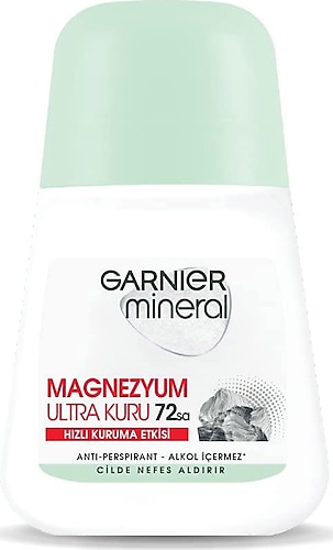 Garnier Mineral Magnezyum Ultra Kuru Kadın Roll-On 50 ml Fiyatları
