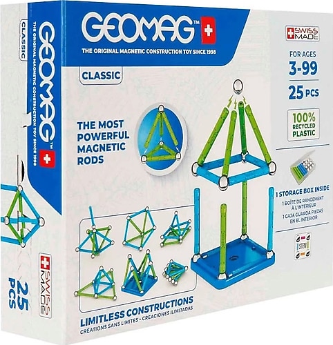 Geomag Classic 25 Parça Manyetik Bloklar S02000275 Fiyatları