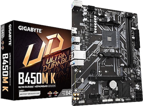Gigabyte B450M K AMD AM4 DDR4 Micro ATX Anakart