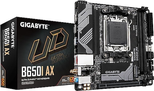 GIGABYTE B650I AX AM5 ITX 動作確認済 Gigabyte B650I AX Wi-Fi AMD AM5 DDR5 Mini ITX Anakart Fiyatları