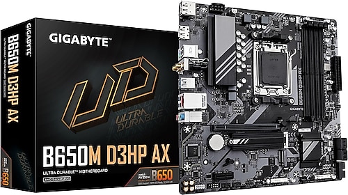 Gigabyte B650M D3HP AX AMD AM5 DDR5 Micro ATX Anakart Fiyatları