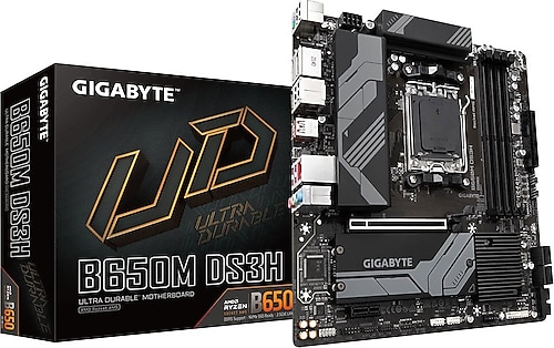 Gigabyte B650M DS3H AMD AM5 DDR5 Micro ATX Anakart
