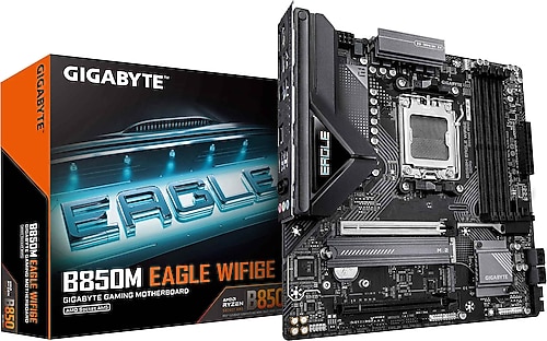 D*y様 【極美品】GIGABYTE B850 EAGLE WIFI6E AM5 Gigabyte B850M Eagle WIFI6E AMD AM5 DDR5 Micro ATX Anakart