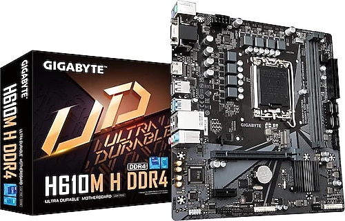 Gigabyte H610M H DDR4 Intel LGA1700 DDR4 Micro ATX Anakart