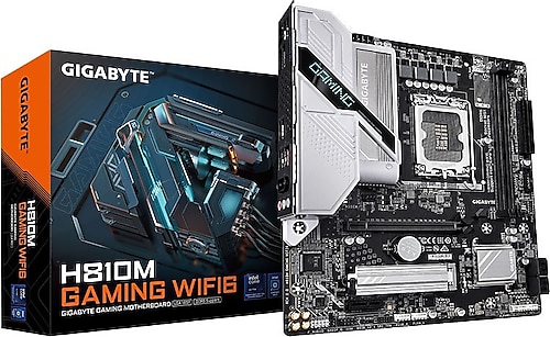 【新品未使用】GIGABYTE H810M GAMING WIFI6 インテル Gigabyte H810M Gaming WIFI6 Intel LGA1851 DDR5 Micro ATX Anakart