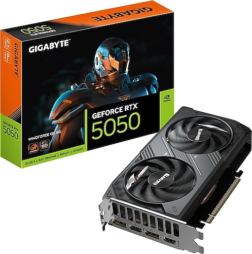【値下げ中！】GIGABYTE GEFORCE RTX 5050 Gigabyte RTX 5050 Windforce OC 8G GV-N5050WF2OC-8GD 128 Bit GDDR6