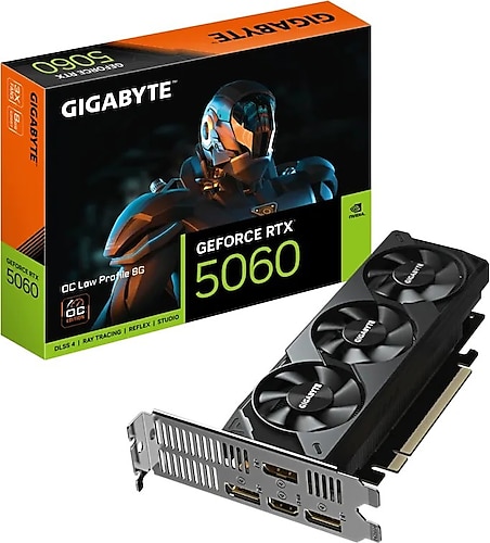 Gigabyte RTX 5060 OC Low Profile 8G GV-N5060OC-8GL 128 Bit GDDR7 8
