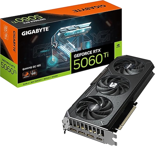 Gigabyte RTX 5060 TI Gaming OC 16G GV-N506TGAMING OC-16GD 128 Bit