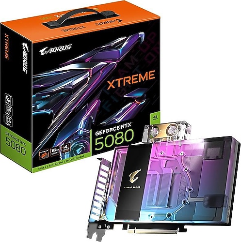 Gigabyte RTX 5080 Aorus Xtreme Waterforce WB 16G GV-N5080AORUSX WB