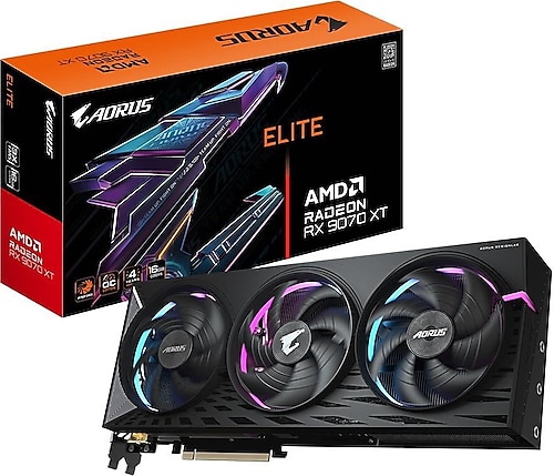その他 alphacool gigabyte 9070xt auros elite Gigabyte RX 9070 XT Aorus Elite 16G GV-R9070XTAORUS E-16GD 256 Bit