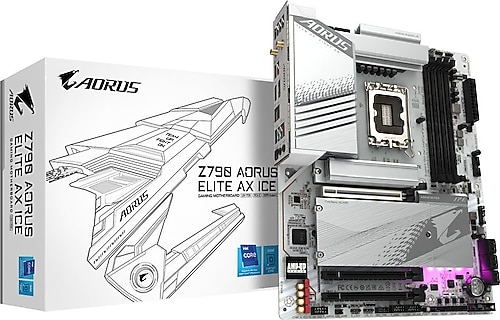 Gigabyte Z790 Aorus Elite AX ICE Intel LGA1700 DDR5 ATX Anakart