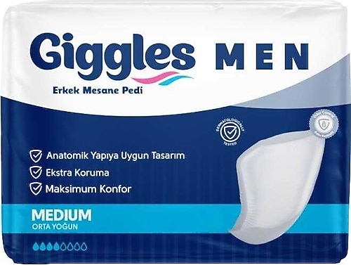 Giggles Medium Orta Yoğun 20'li Erkek Mesane Pedi Fiyatları