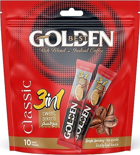 Golden Best 3'ü 1 Arada Classic Hazır Kahve 10x18 gr Fiyatları