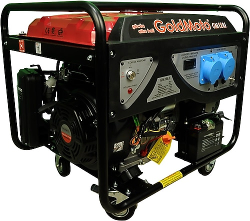 GoldMoto GM12BJ 12 kVA İpli/Marşlı Benzinli Jeneratör Fiyatları