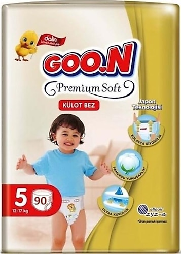 Goon Premium Soft 5 Numara 90'lı Külot Bez