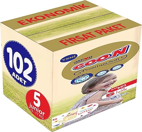 Goon Premium Soft 5 Numara 102'li Külot Bez