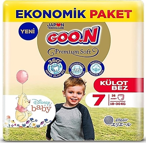 Goon Premium Soft 7 Numara XX Large 36'lı Külot Bez