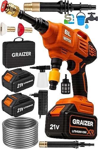 Graizer T 21 V Akülü Basınçlı Yıkama Makinesi Fiyatları