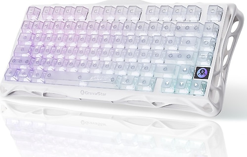GravaStar Mercury K1 Lite Transparent RGB %75 TKL GravaStar x BSUN