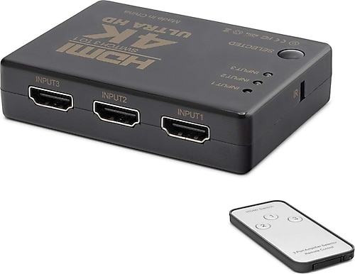 Hadron HDX1308 3 Port 4K HDMI Switch Fiyatları, Özellikleri ve