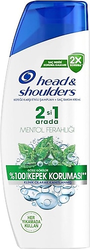 HEAD & SHOULDERS 2+1 ARADA %100 MENTOL FERAHLIĞI KEPEK KORUMASI 330ML
