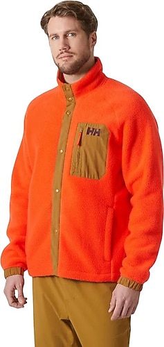 Helly Hansen Panorama Pile Snap HHA.63348-147 Turuncu Erkek Polar