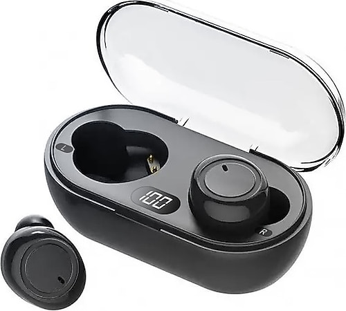 Écouteurs Bluetooth TWS HEPU HP647 | Intra-auriculaires | Boîtier Indicateur Digital