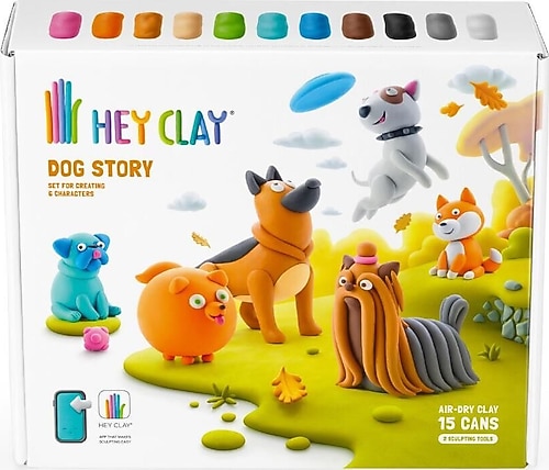 Hey Clay Dog Story 15'li Kutu Yaratıcı Kil Seti Fiyatları