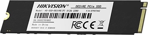 Hikvision 512 GB Desire P HS-SSD-DESIRE-P/512 M.2 PCI-Express 3.0 SSD