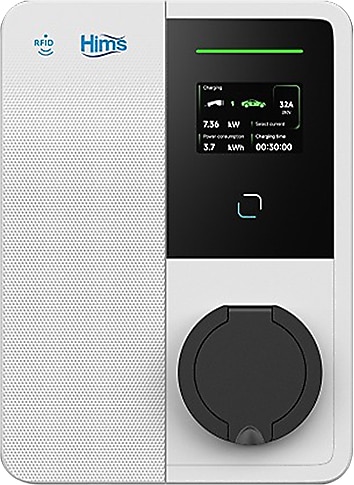 Hims HEVC-22 22 kW Soketli Elektrikli Araç Şarj İstasyonu