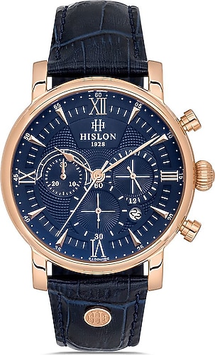 mshr5103様 ご購入予定品 Hislon Masterwork MS105R-11MR Deri Kordon Mavi Erkek Kol Saati