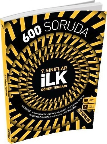 Hız Yayınları 7. Sınıf 600 Soruda İlk Dönem Tekrarı Fiyatları
