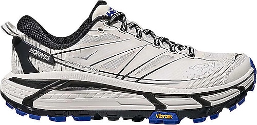 Hoka Mafate Speed 2 1126851 WTCB Beyaz-Siyah Spor Ayakkabı