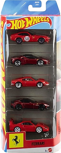 Hot Wheels Ferrari 5'li Araba Seti JLN12 Fiyatları, Özellikleri ve