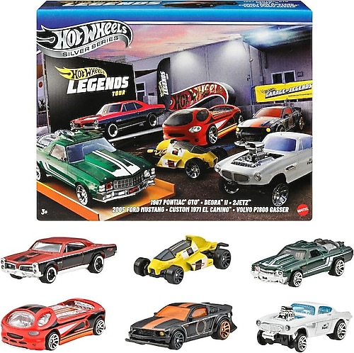 Hot Wheels Silver Series Legends Tour 6'lı Araba Seti JBY78