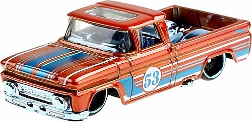 Hot Wheels Mavi ve Parlak Arabalar Custom 62 Chevy Pickup GRR38