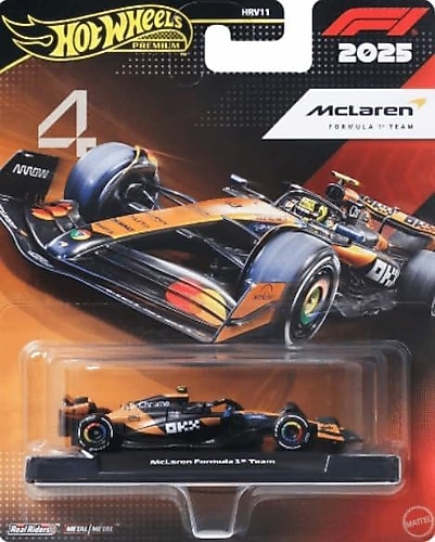Hot Wheels Premium 2025 Formula 1 McLaren Formula 1 Team HRV11