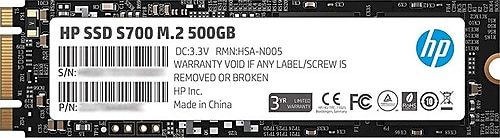 HP 500 GB S700 2LU80AA M.2 SATA 3.0 SSD