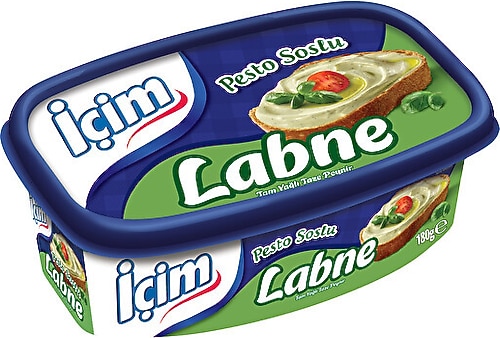İÇİM LABNE PESTO SOSLU TAM YAĞLI BEYAZ TAZE PEYNİR 180G