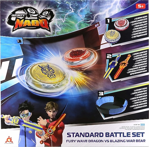 ULTRA COMA CD nada cambia Battlescardセット Infinity Nado Standard Battle Set Wave Dragon ve Blazing War Bear