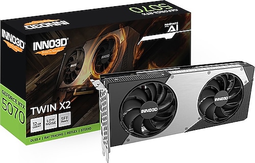 Inno3D RTX 5070 Twin X2 N50702-12D7-195064N 192 Bit GDDR7 12 GB