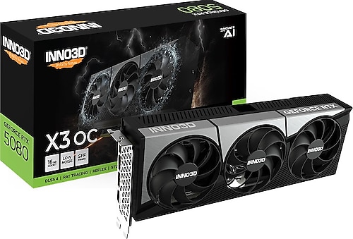 Inno3D RTX 5080 X3 OC N50803-16D7X-17603930 256 Bit GDDR7 16 GB