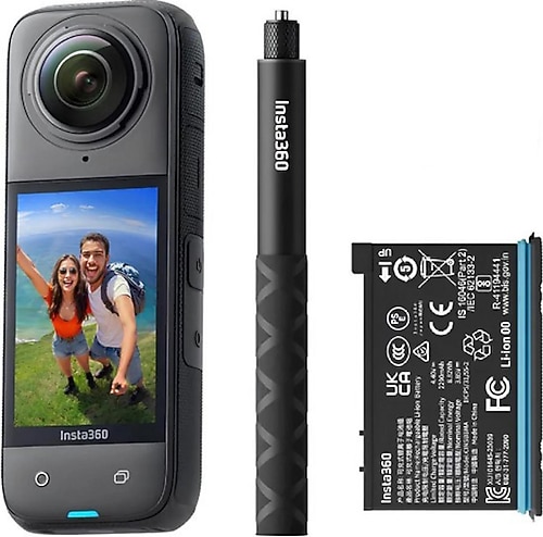 新品 insta360 X4 Insta360 X4 8K Aksiyon Kamera - Ultimate 8K 360 Action Cam