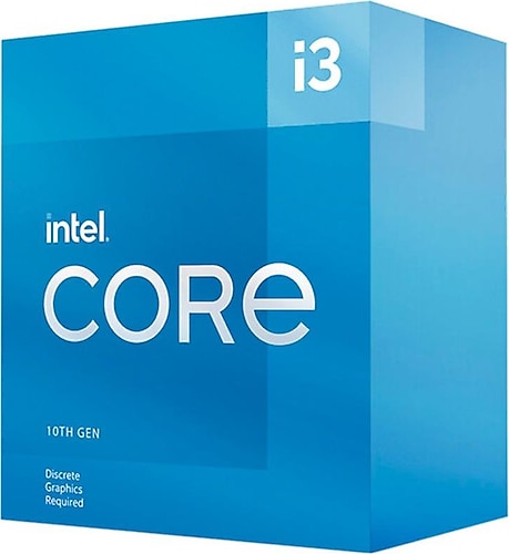 Intel i3-10105F Dört Çekirdek 3.70 GHz Kutulu İşlemci
