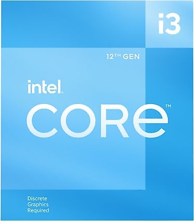 Intel i3-12100F Dört Çekirdek 3.30 GHz Kutulu İşlemci