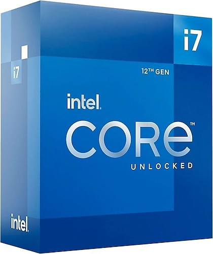 Intel i7-12700KF On İki Çekirdek 3.60 GHz LGA1700 Kutulu İşlemci