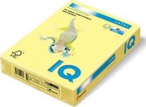 IQ Color A4 80 gr 500 Yaprak Renkli Fotokopi Kağıdı Açık Sarı